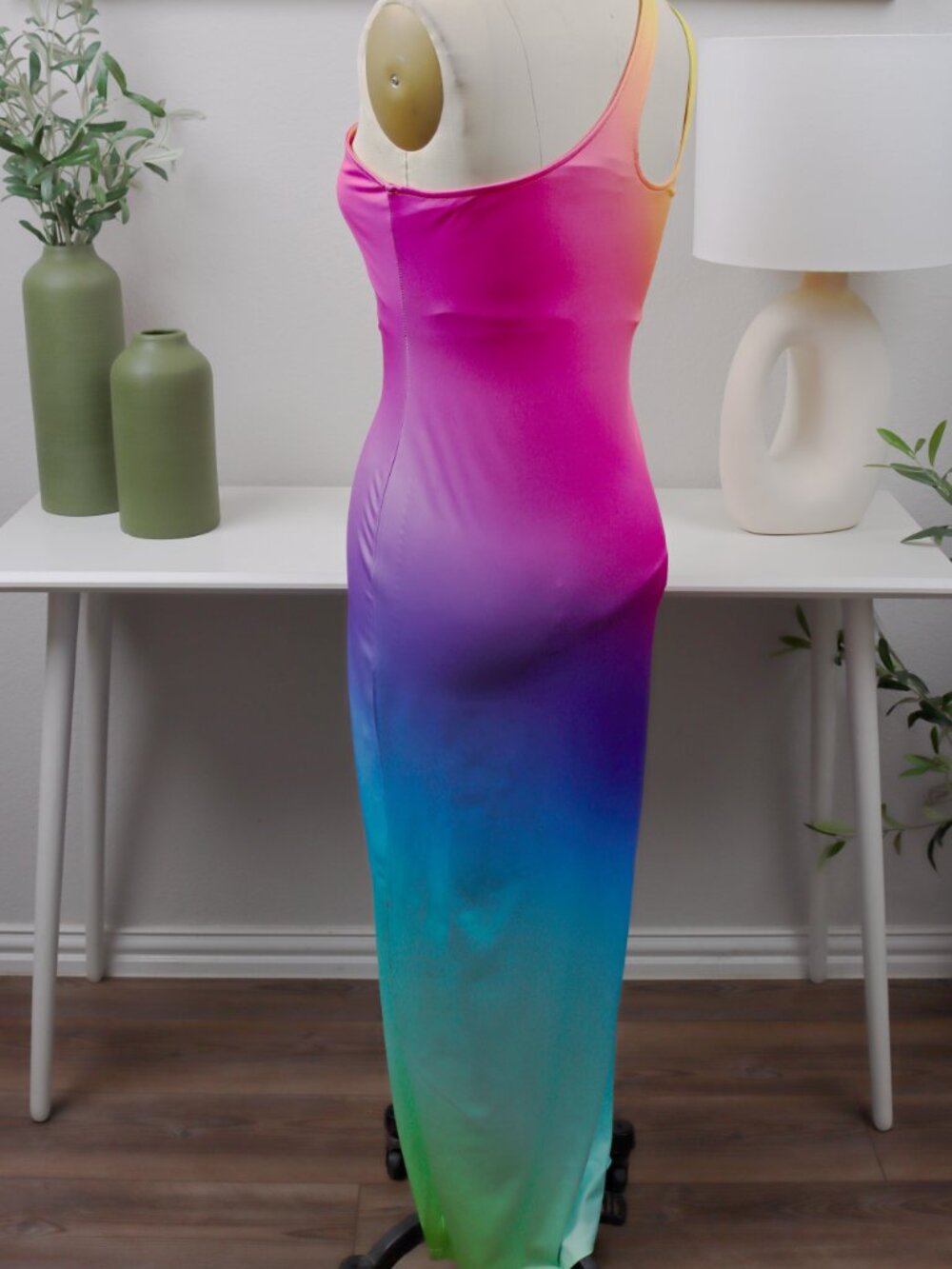 Elysia Multi One Shoulder Dress - Finesse - Picture 5 of 8